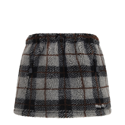 Check Mini Skirt - Image 1