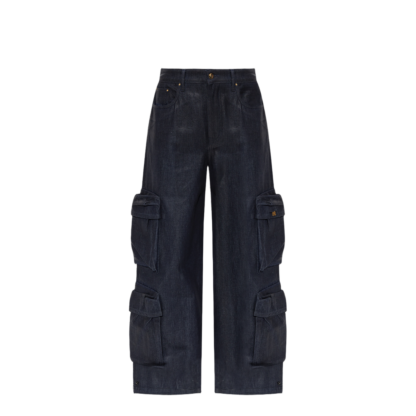 Navy Blue Jeans with Logo - Image 3