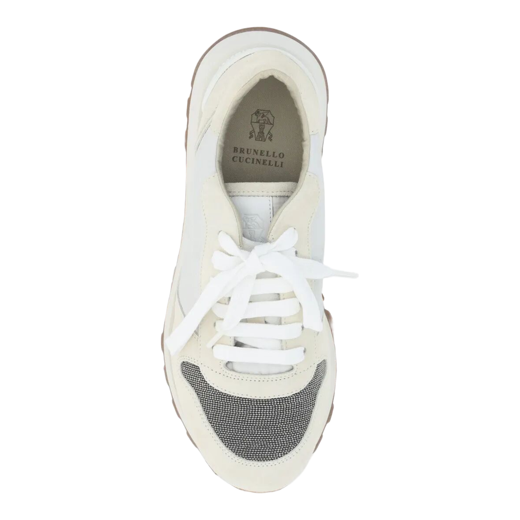 Suede and Techno Fabric Runners with Precious Toe - Image 4