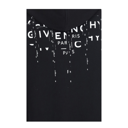 Photographic Negative Print Fleece Zip Hoodie - Image 3