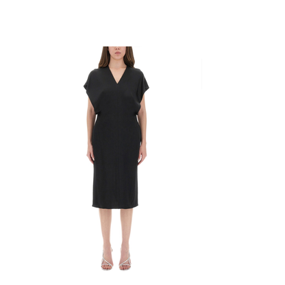 MIDI DRESS WITH WING SLEEVES - Image 1