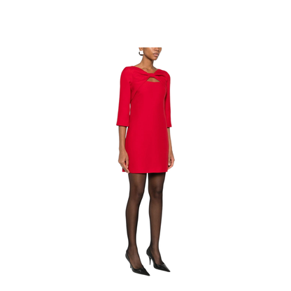 Wool And Silk Mini Dress - Image 3