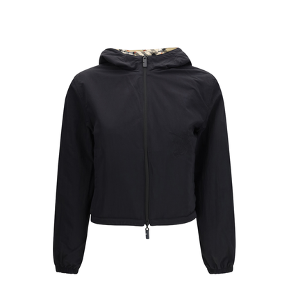 Reversible Cropped Check Jacket - Image 2