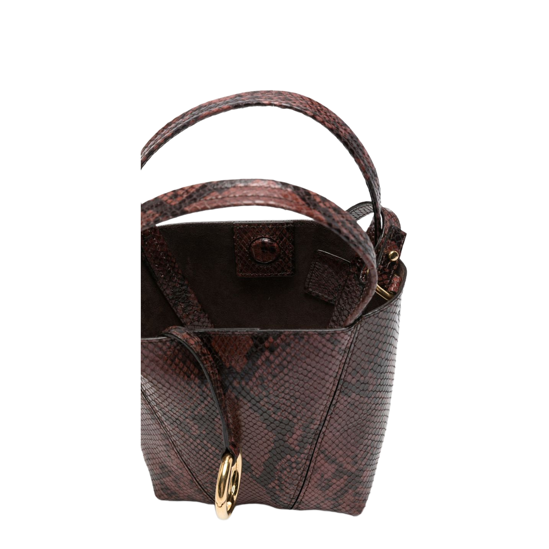 Spin Small Calfskin Tote - Rosewood - Image 2