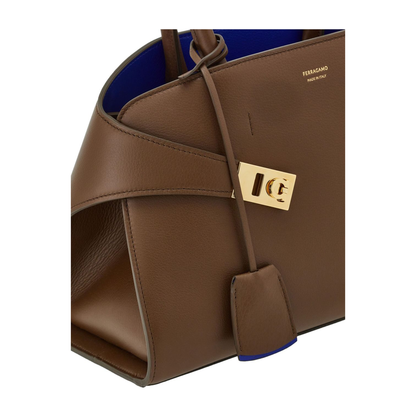 Small Leather Hug Tote Bag - Image 7