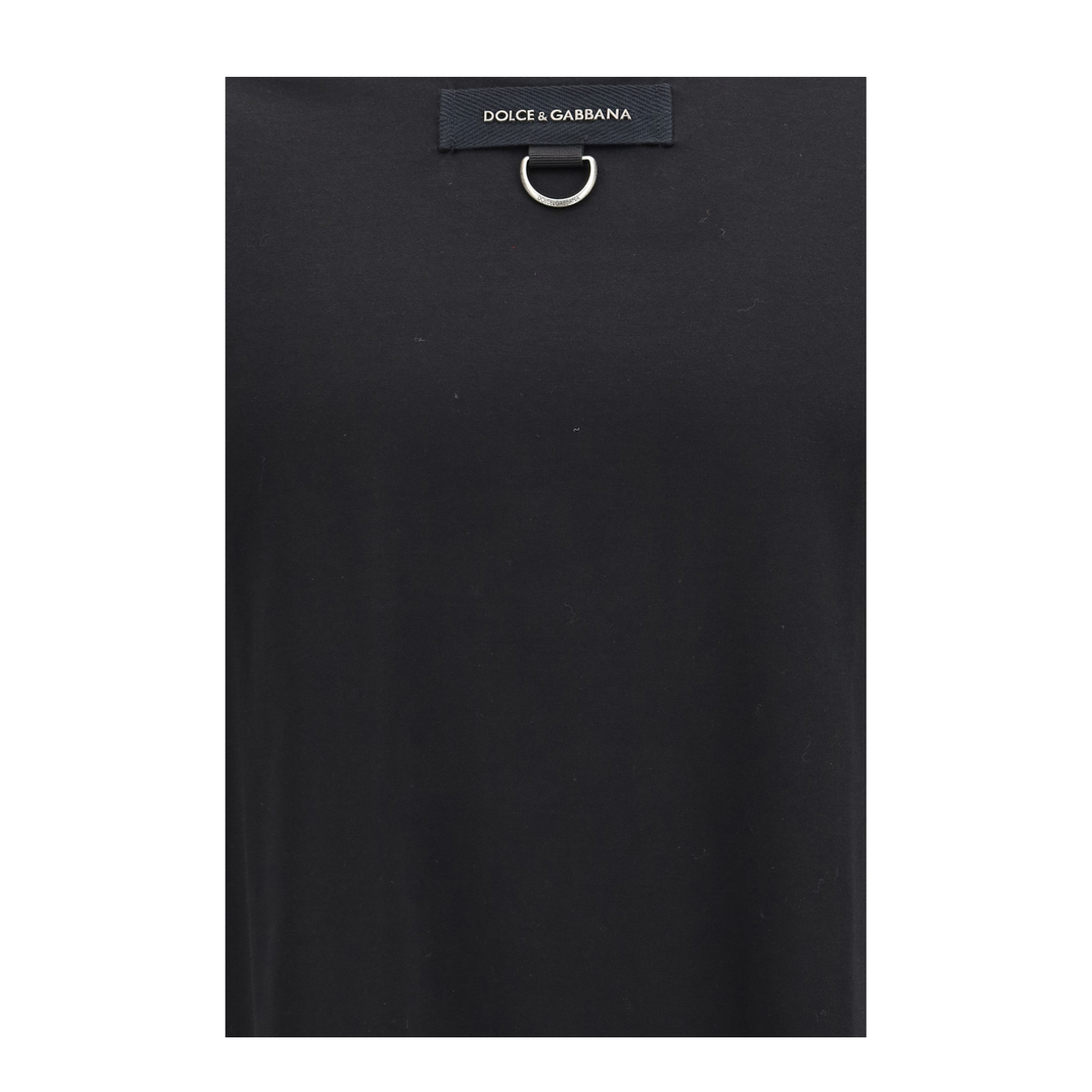 Round Neck Short Sleeve T-Shirt with D-Ring Detail - Image 3