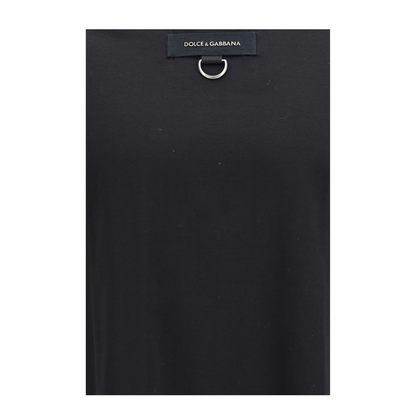 Round Neck Short Sleeve T-Shirt with D-Ring Detail - Image 3