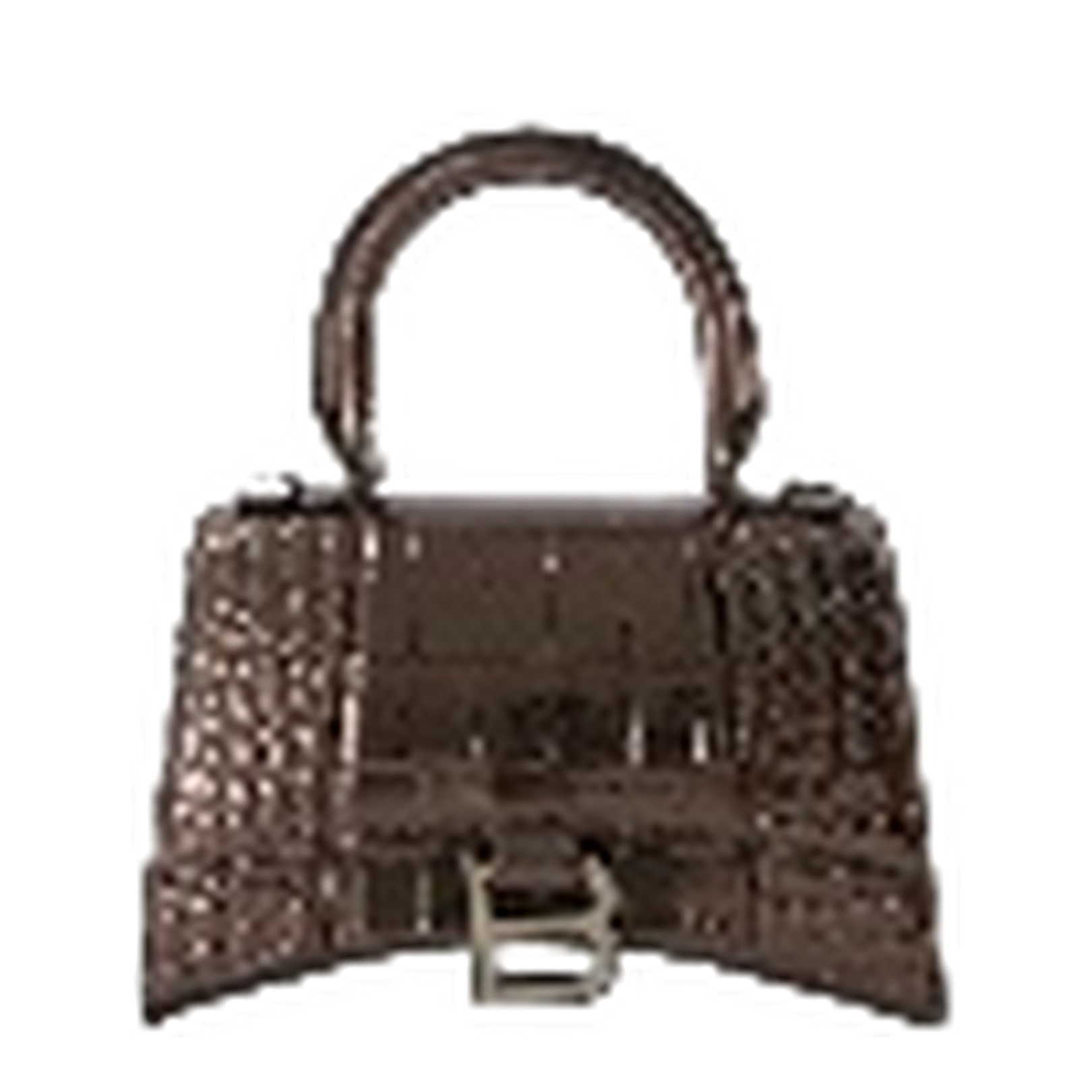 Hourglass Small Leather Top-Handle Bag - Image 1