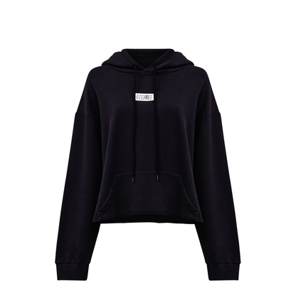 Black Hooded Sweatshirt - Image 1