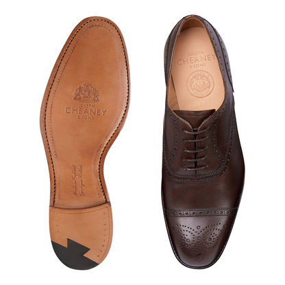 Wilfred Oxford Semi Brogue Calf Leather Shoes - Image 2