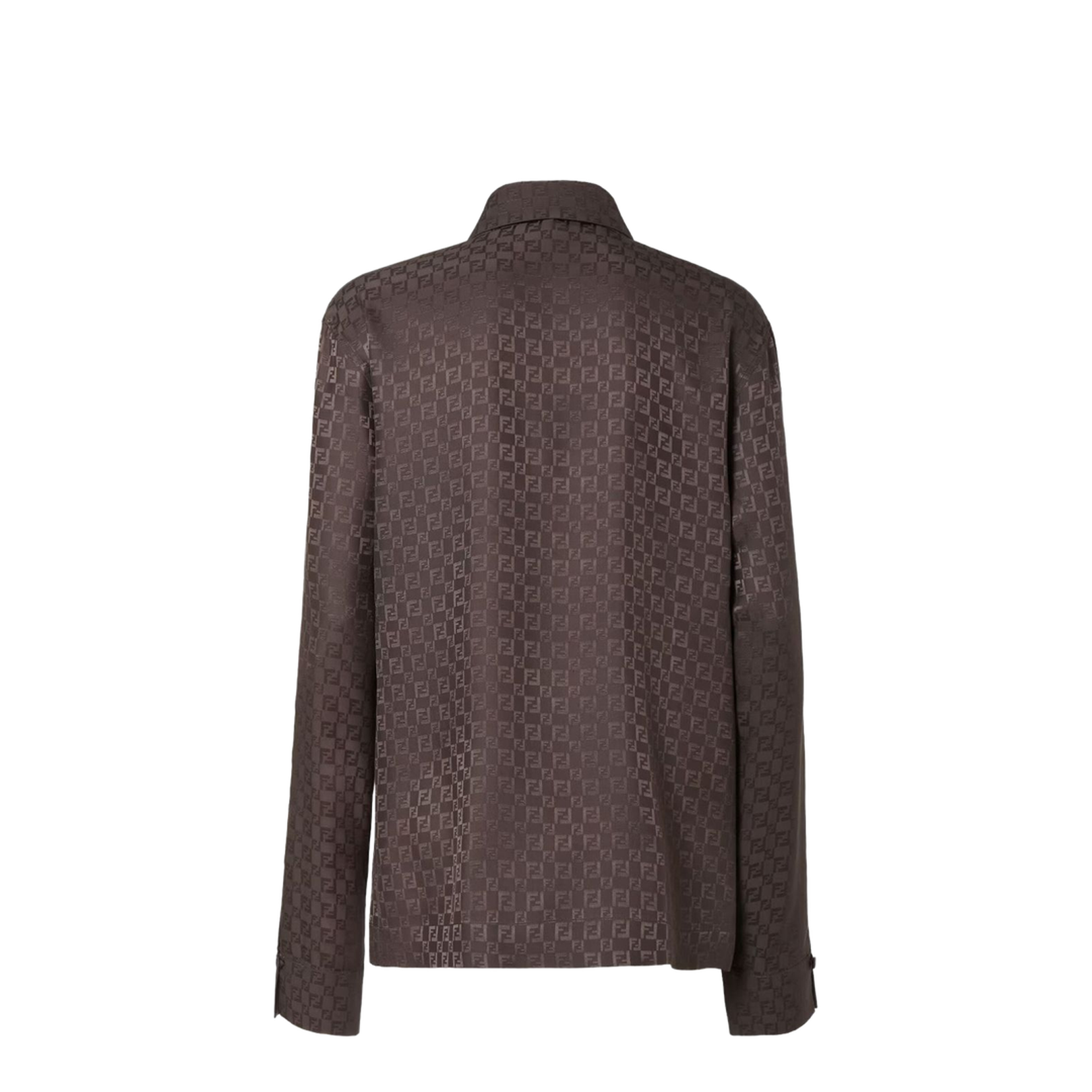 Shirt Silk Brown - Image 3