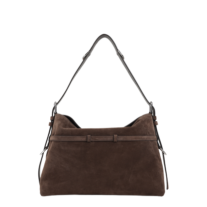 Medium Voyou Shoulder Bag Ebony Brown - Image 4