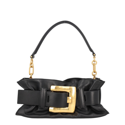 Anthem Mini Calfskin Leather Shoulder Bag - Black - Image 1