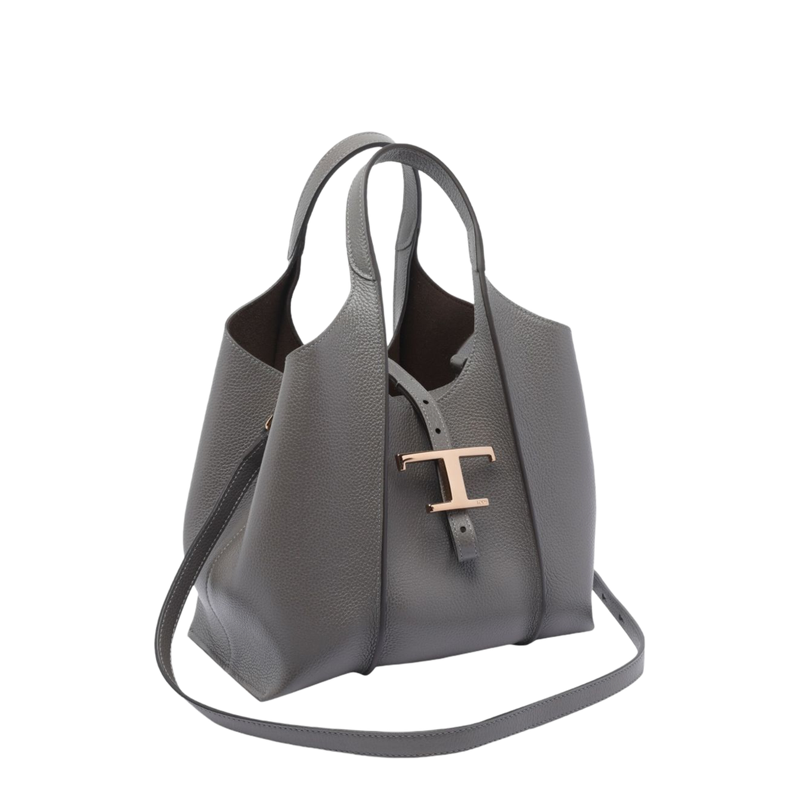 T Timeless Shopping Bag in Leather Mini - Image 3