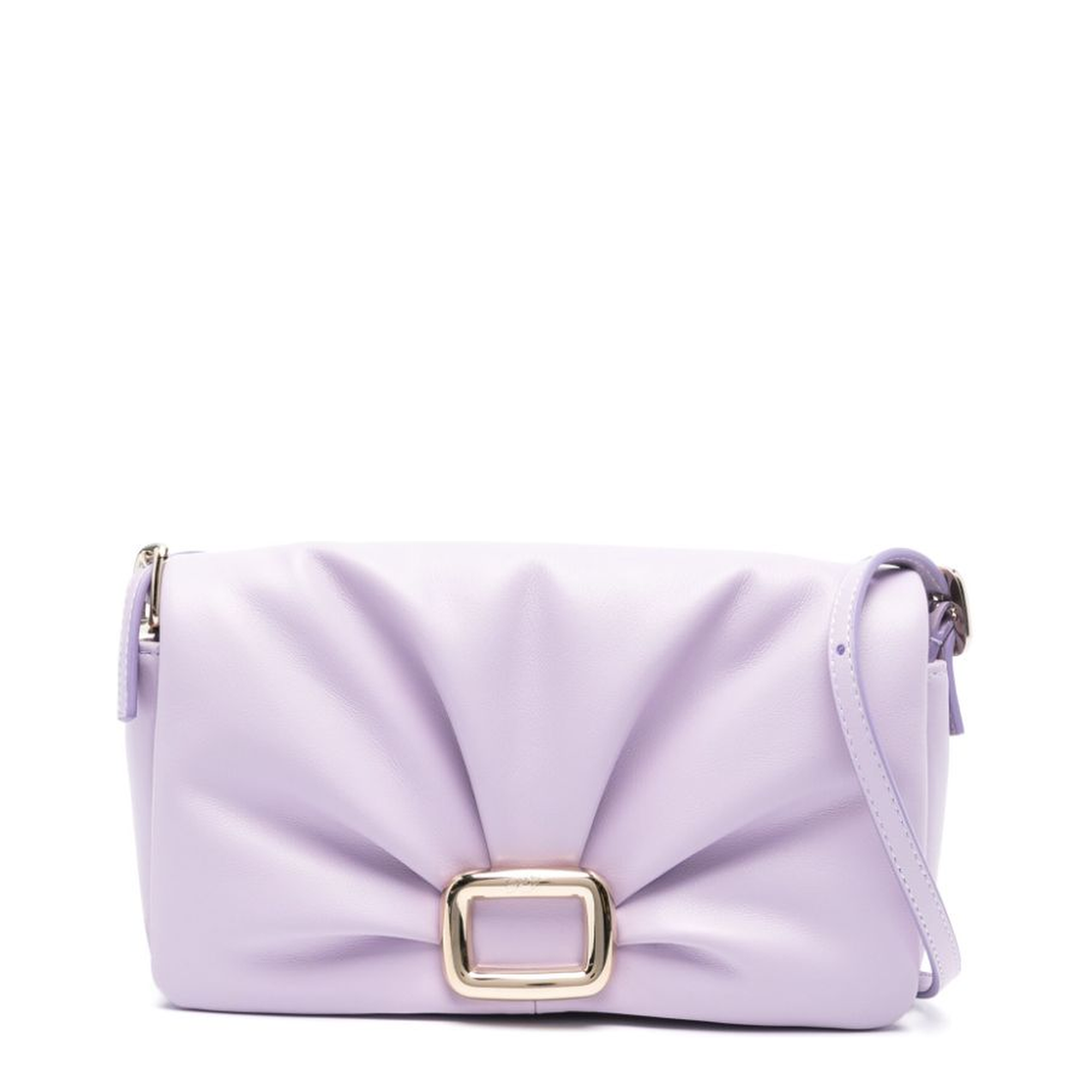 Purple Calf Leather Shoulder Bag - Image 1