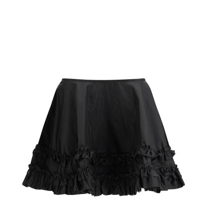 Duchesse Nylon Mini Frill Skirt - Image 1