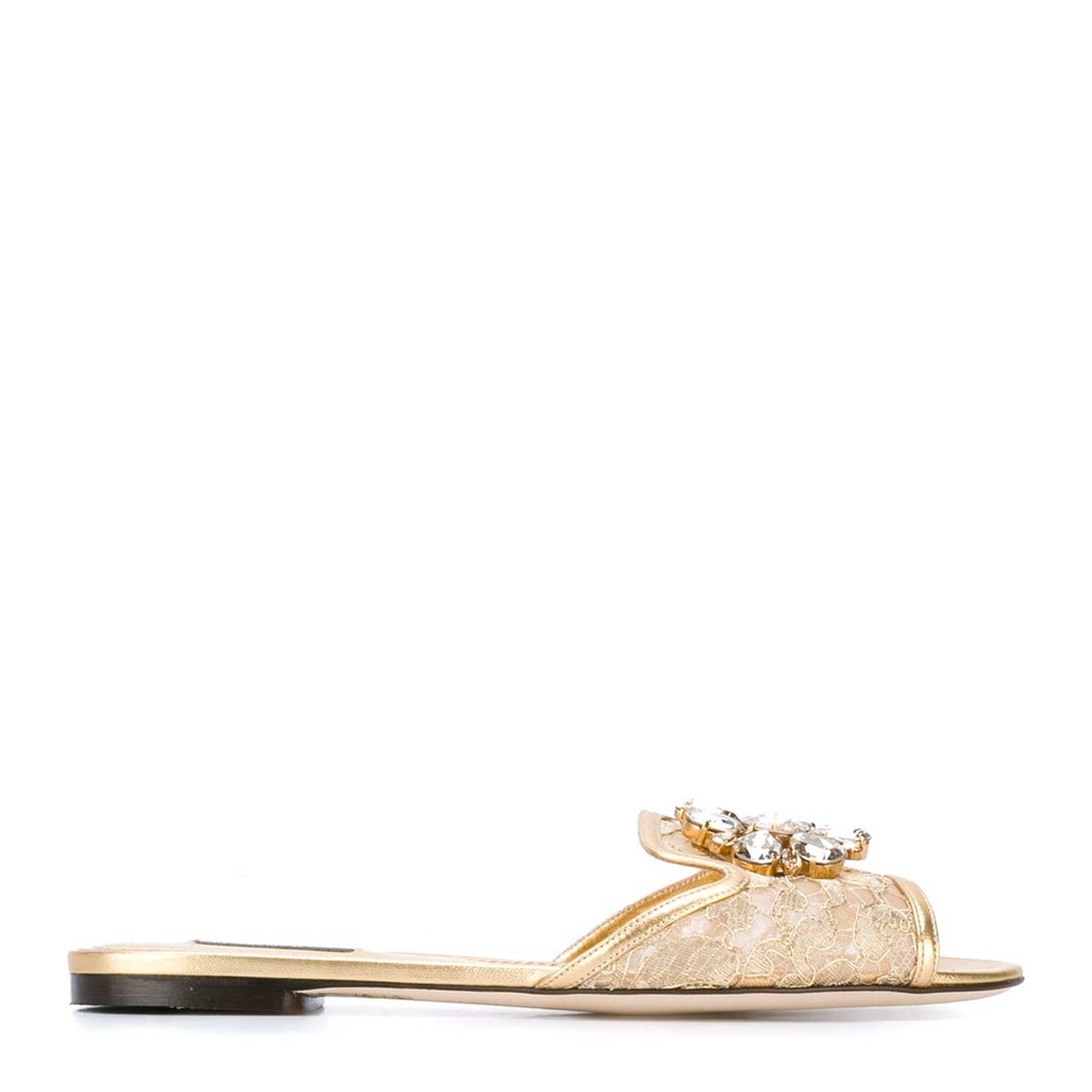Lace Sandals with Crystals - Image 1