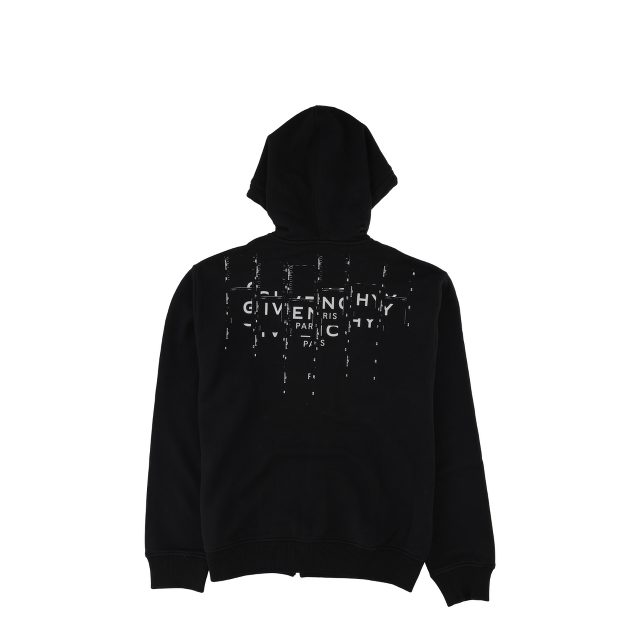 Hooded Cotton Sweatshirt In Black - Image 2