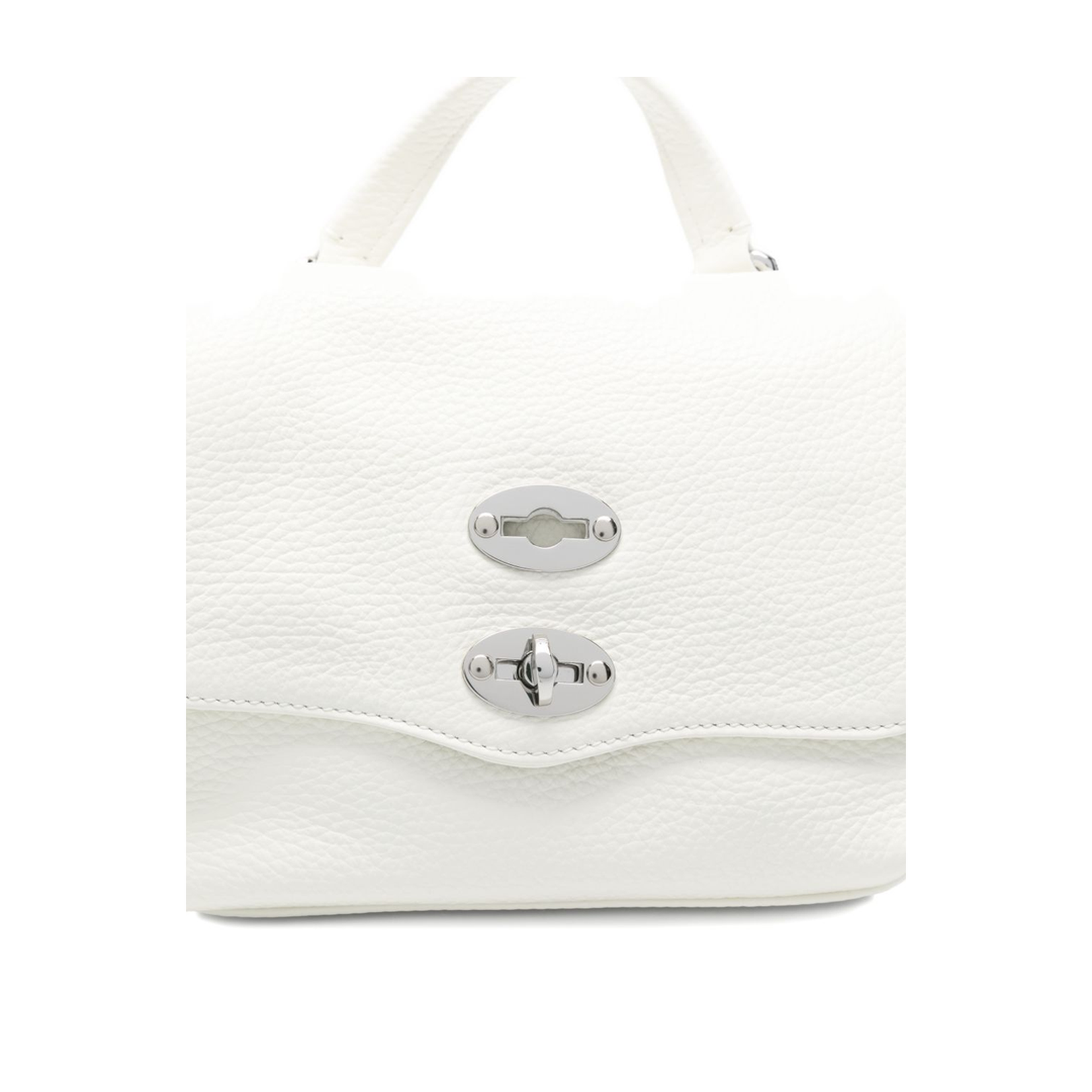 Postina Daily Baby Leather Handbag White - Image 3