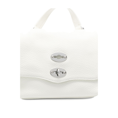Postina Daily Baby Leather Handbag White - Image 3