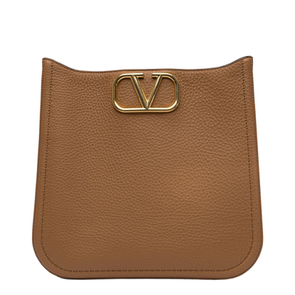 Medium Almond Alltime Shoulder Bag - Image 1