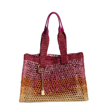 Summer Banana Raffia Tote - Divers - Image 1