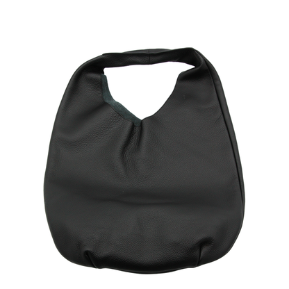 Le Neige Cowhide Leather Tote Bag - Noir - Image 3