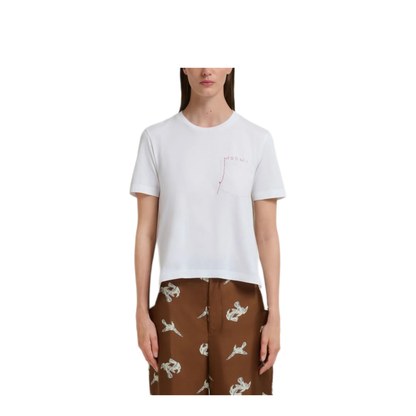 Cotton T-Shirt with Embroidered Logo - Image 2