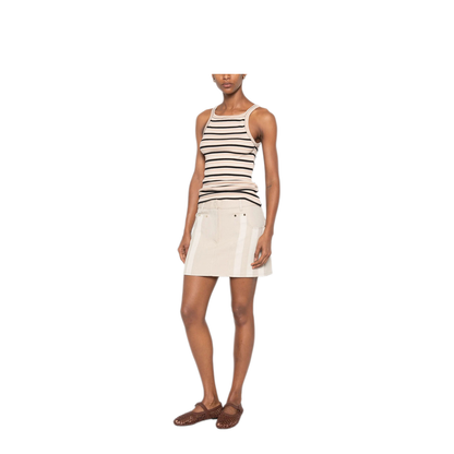 Multicolour Cotton Striped Knit Top - Image 2