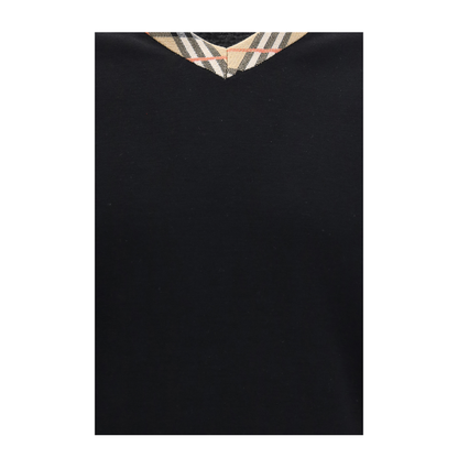 Check Trim Wool Sweater - Image 3
