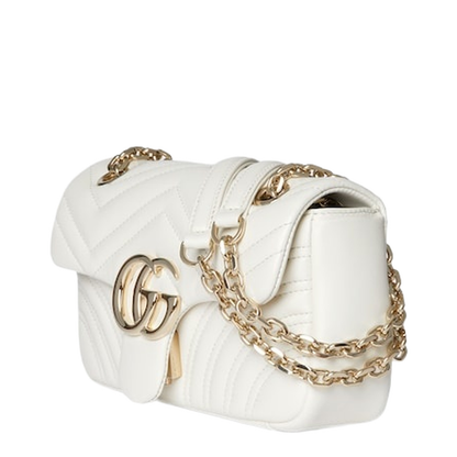 Messenger Bag Leather White - Image 2