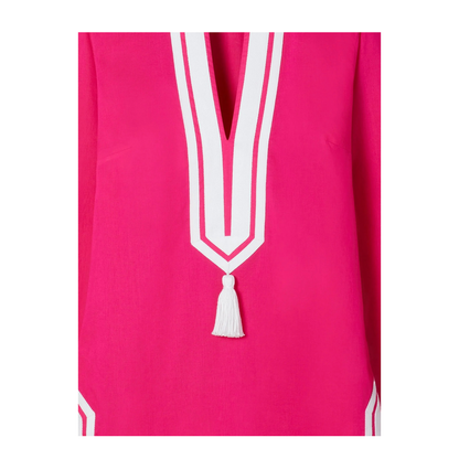 Tunic Dress with Tassels - Image 2