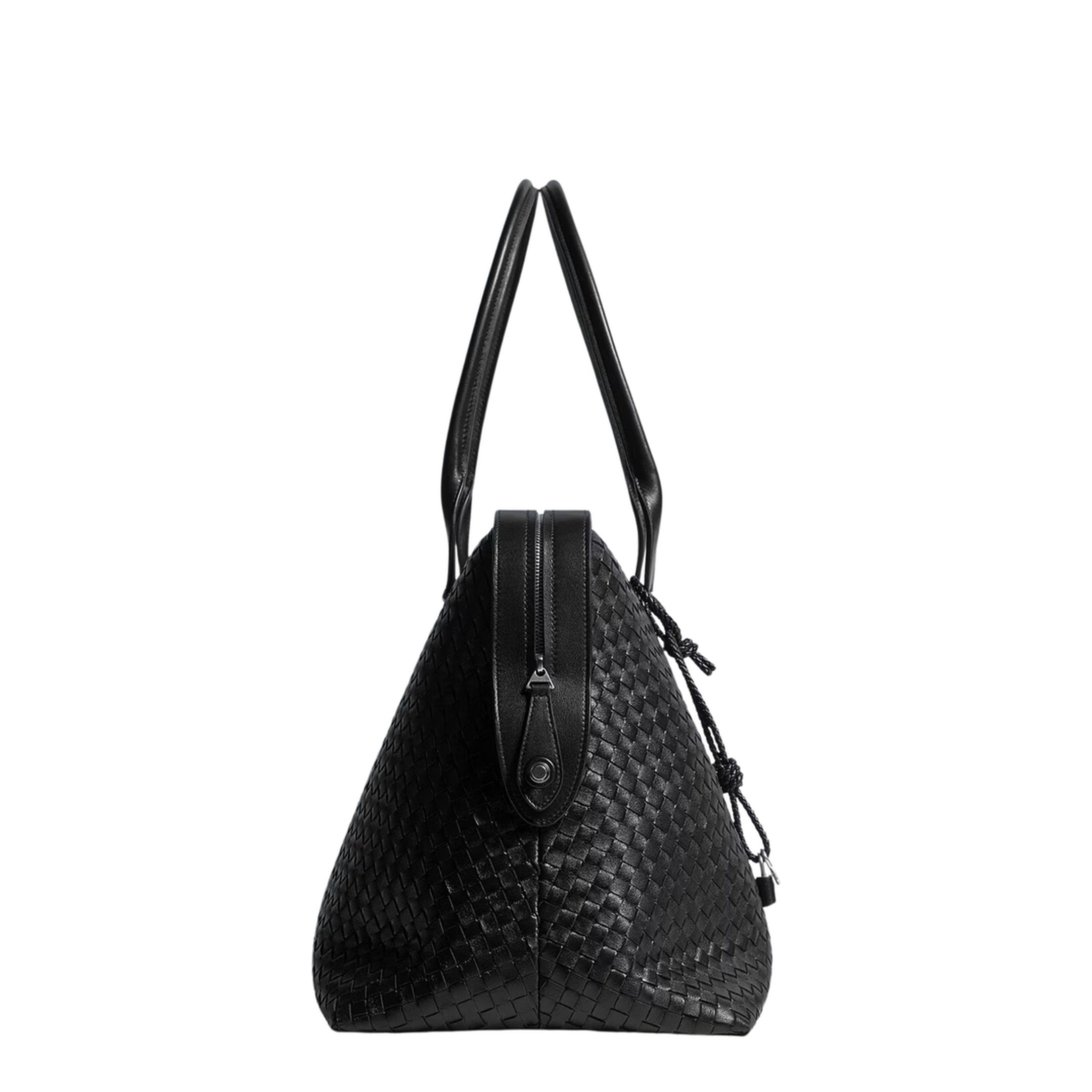 Vaporetto Lambskin Travel Bag - Black - Image 2