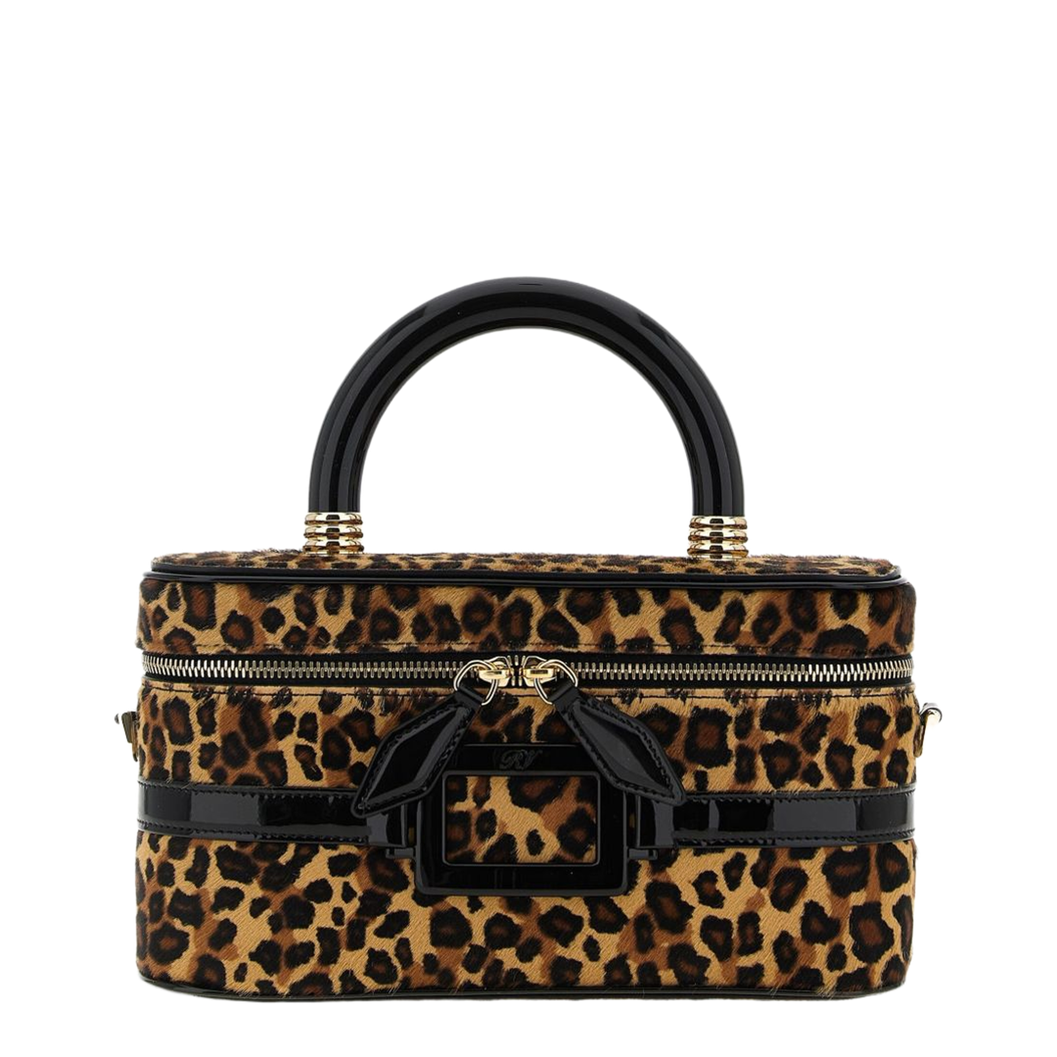 Belle Vivier Mini Haircalf Vanity Bag - Multicolor - Image 1