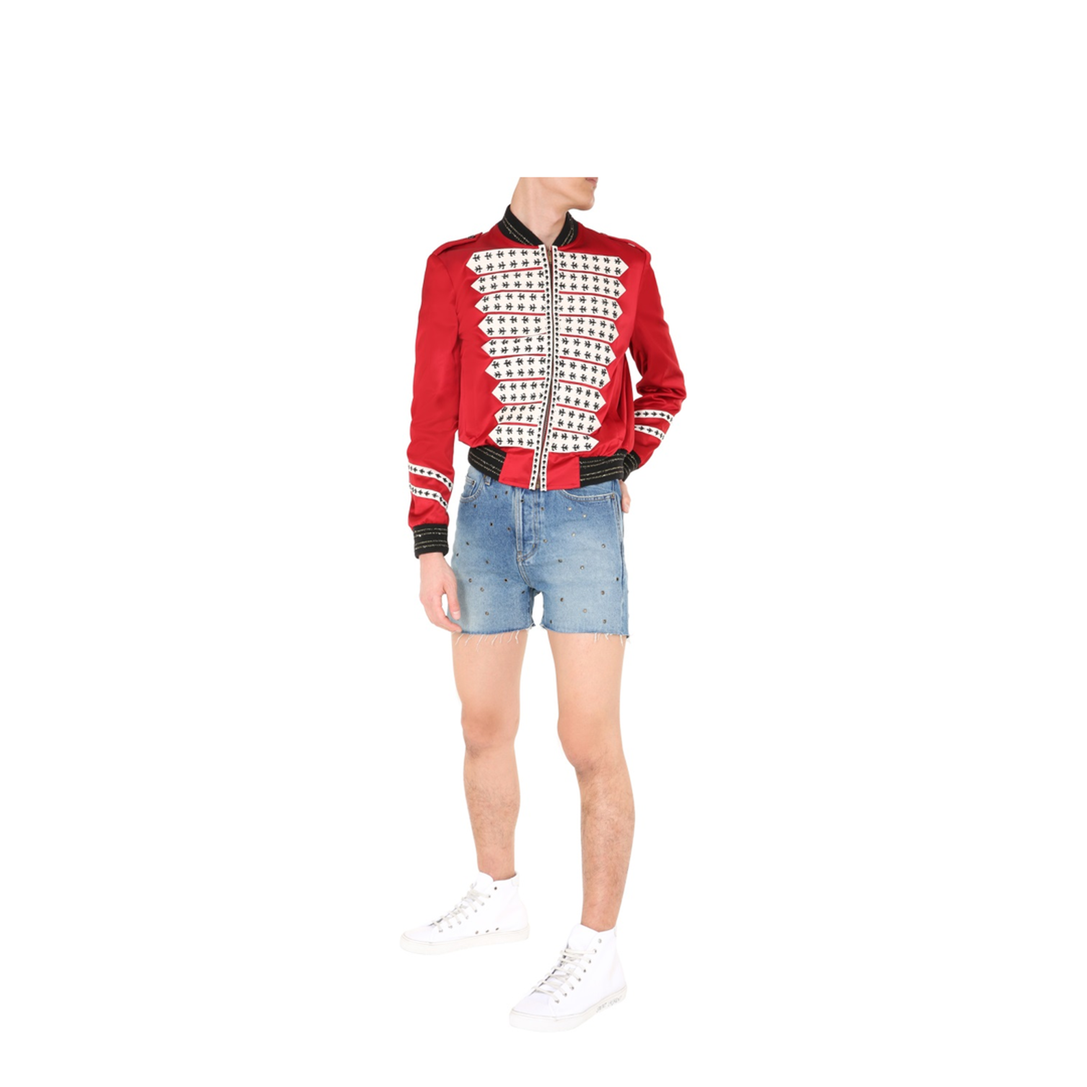 Blue Cotton Shorts - Image 2