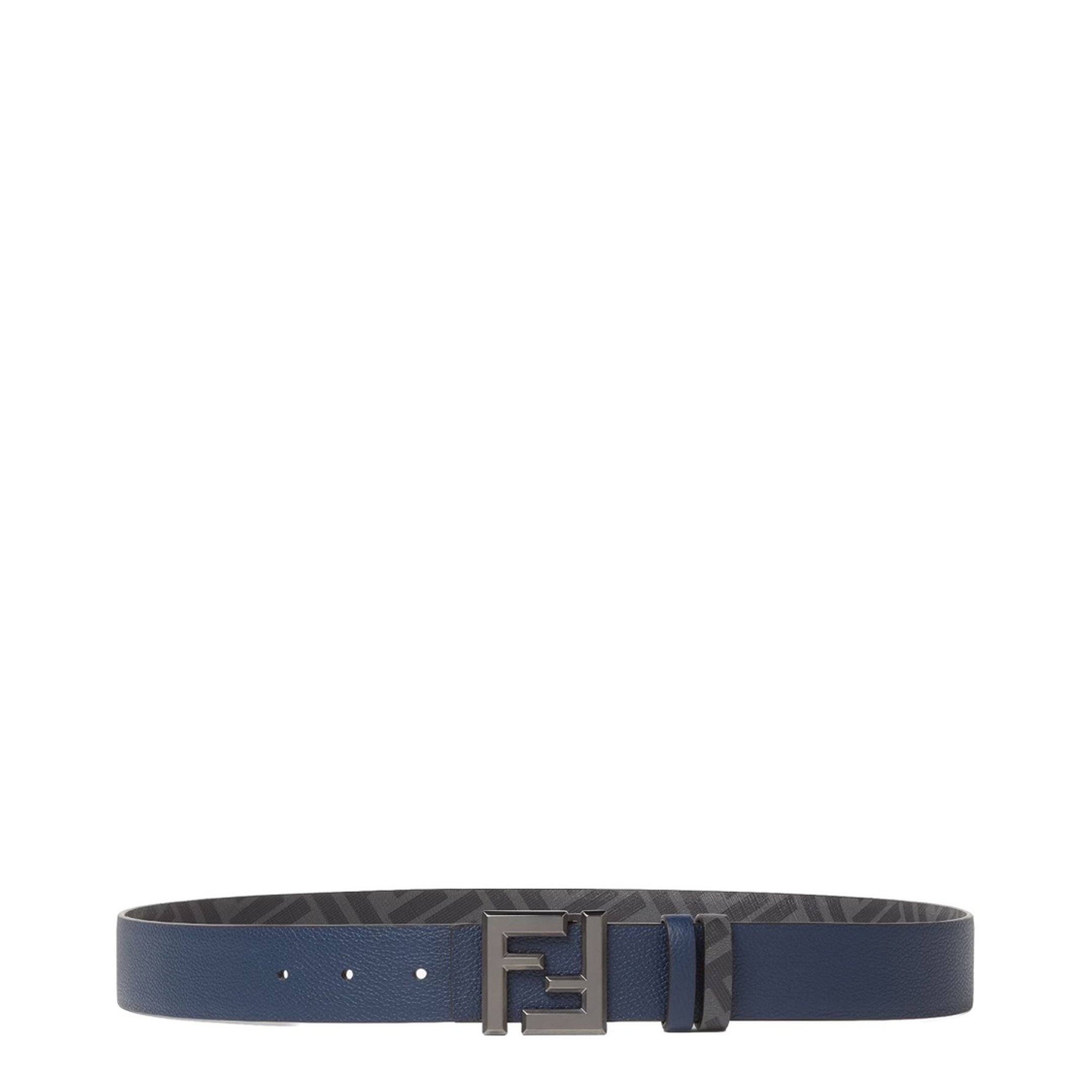 Squared FF Belt Leather Blue - Image 1