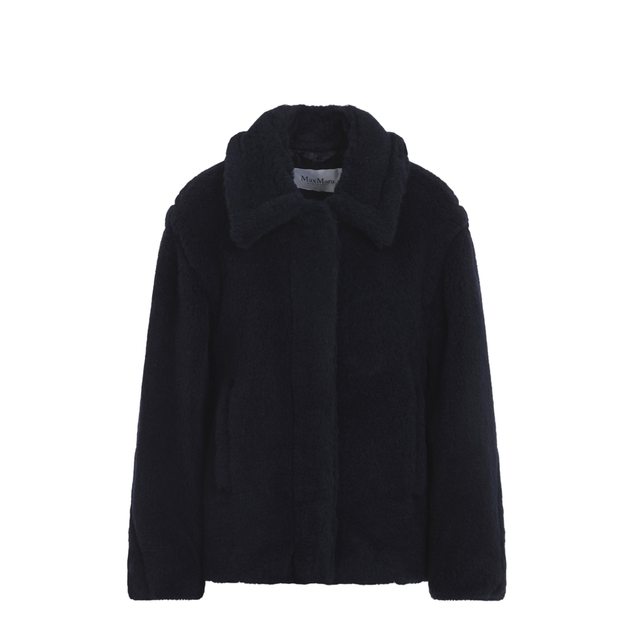 Fuggito Short Blue Teddy Coat - Image 3