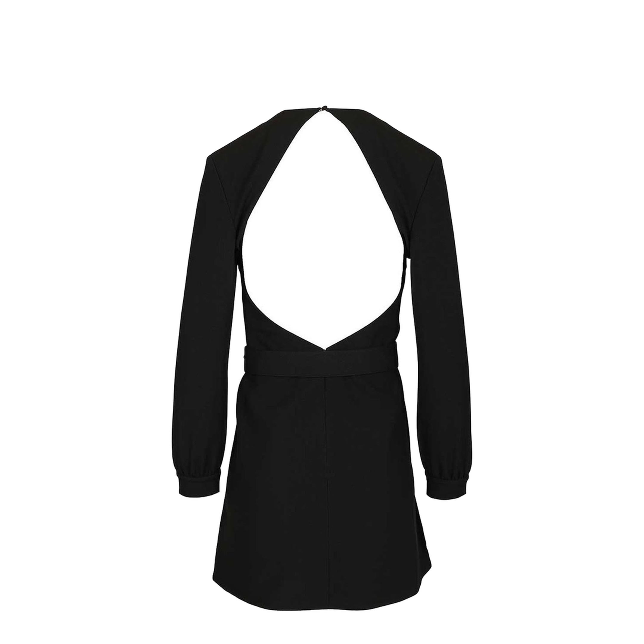 Backless Mini Dress Black - Image 4