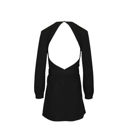 Backless Mini Dress Black - Image 4