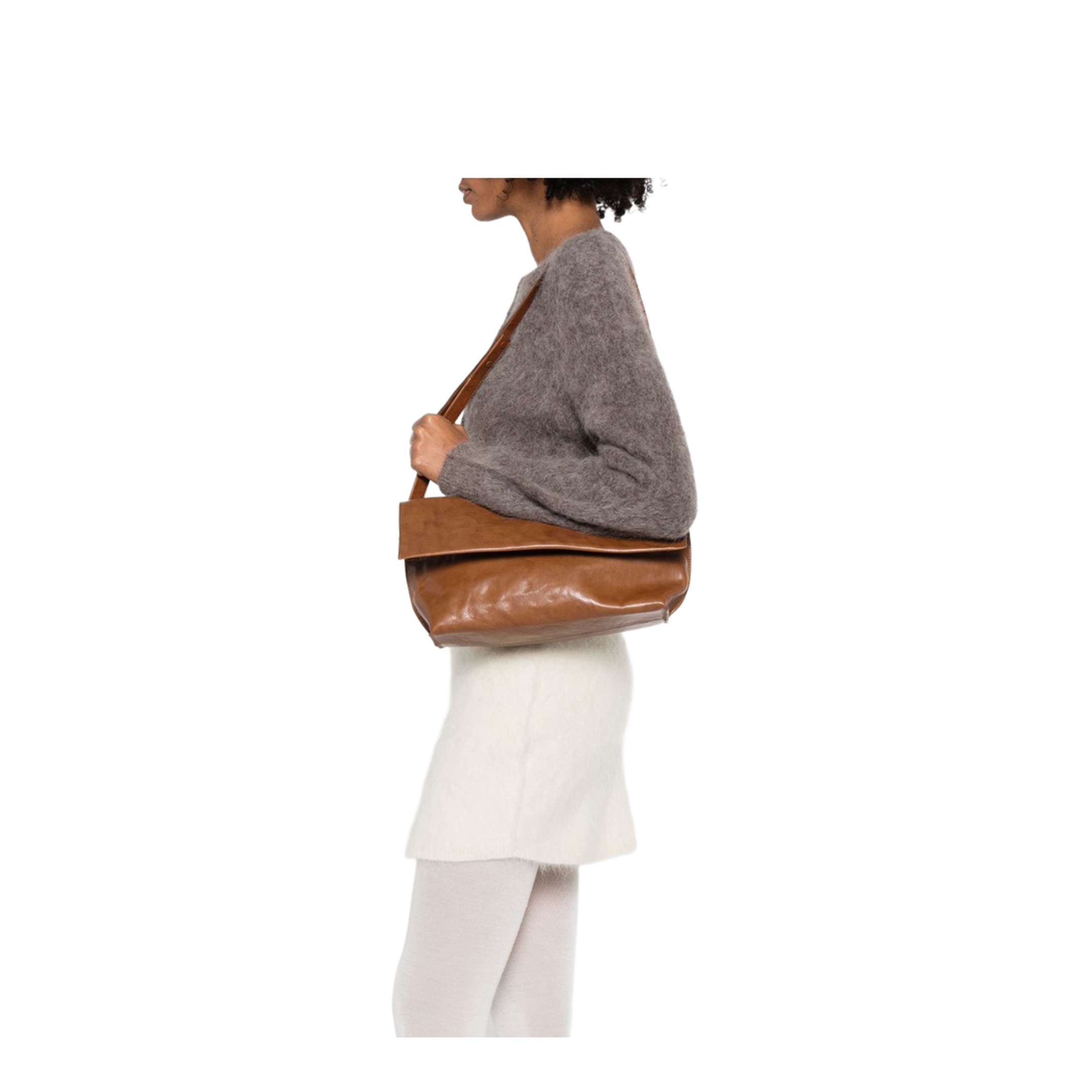 Leather Brown Bag - Image 4