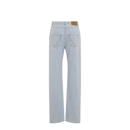 Chambray Straight Pants - Image 4