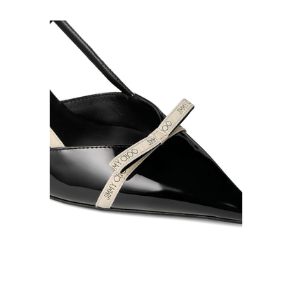 Buttermilk Patent Leather Slingback Pumps - Image 5