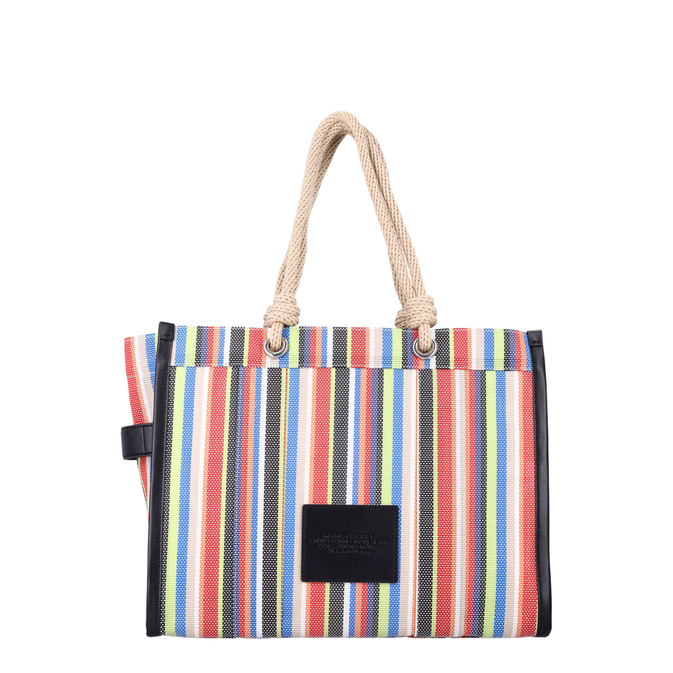 Large Mesh Tote Bag - Red Multi - Image 3