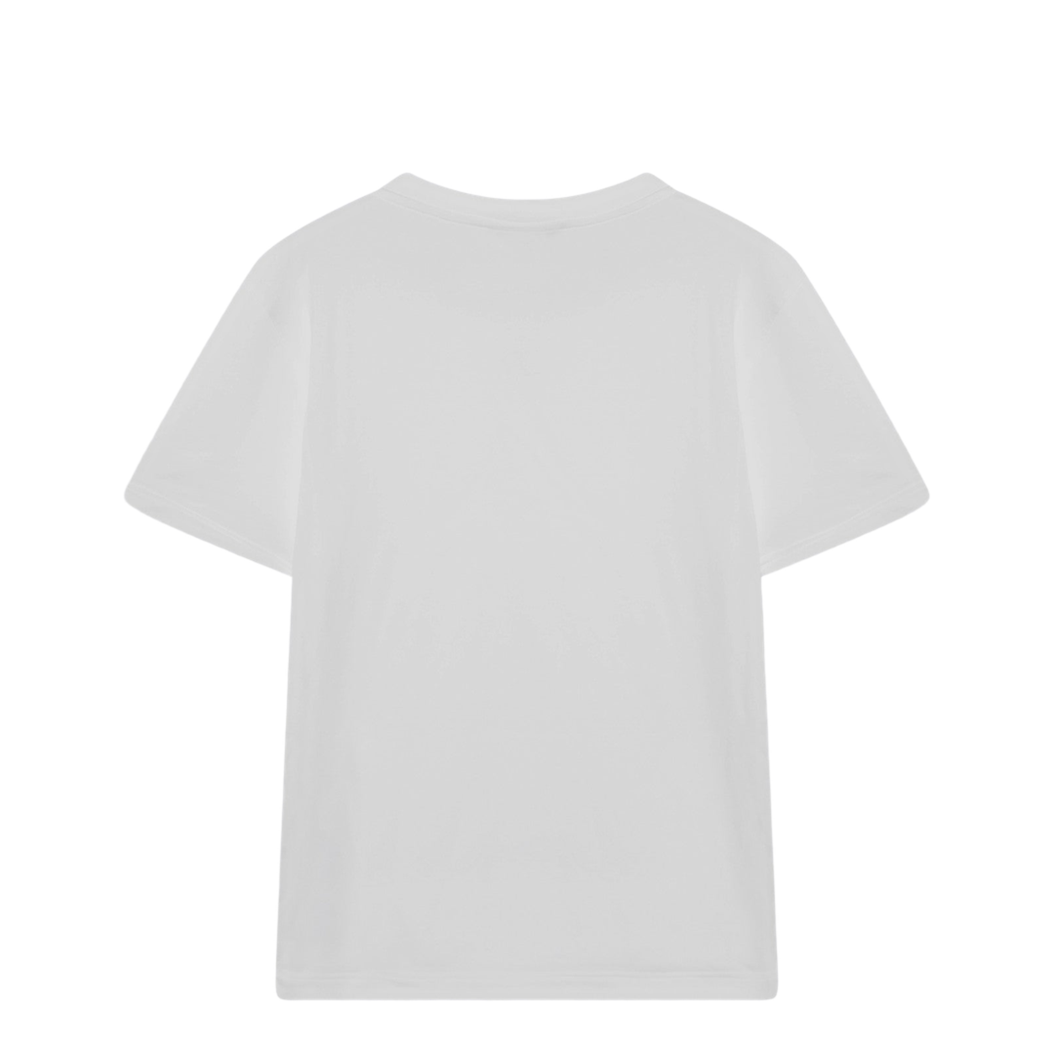 White Cotton Jersey T-Shirt - Image 2