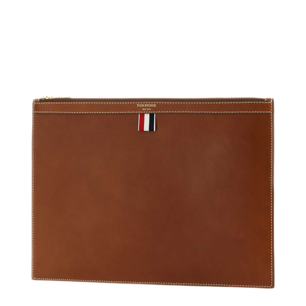 Vacchetta Leather Medium Calf Leather Document Holder - Brown - Image 2