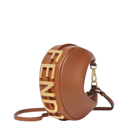 Fendigraphy Mini Calfskin Mini Bag - Brown - Image 2