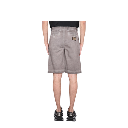 Bermuda Shorts with Logo Plaque - Image 4