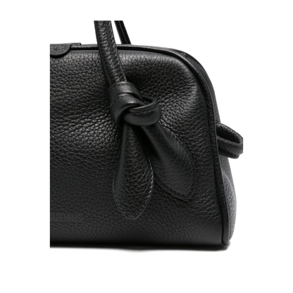 Le Petit Turismo Grained Calfskin Bowling Bag - Black - Image 2