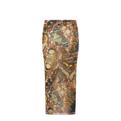 Long Skirt with Bow Tie Print - Image 4