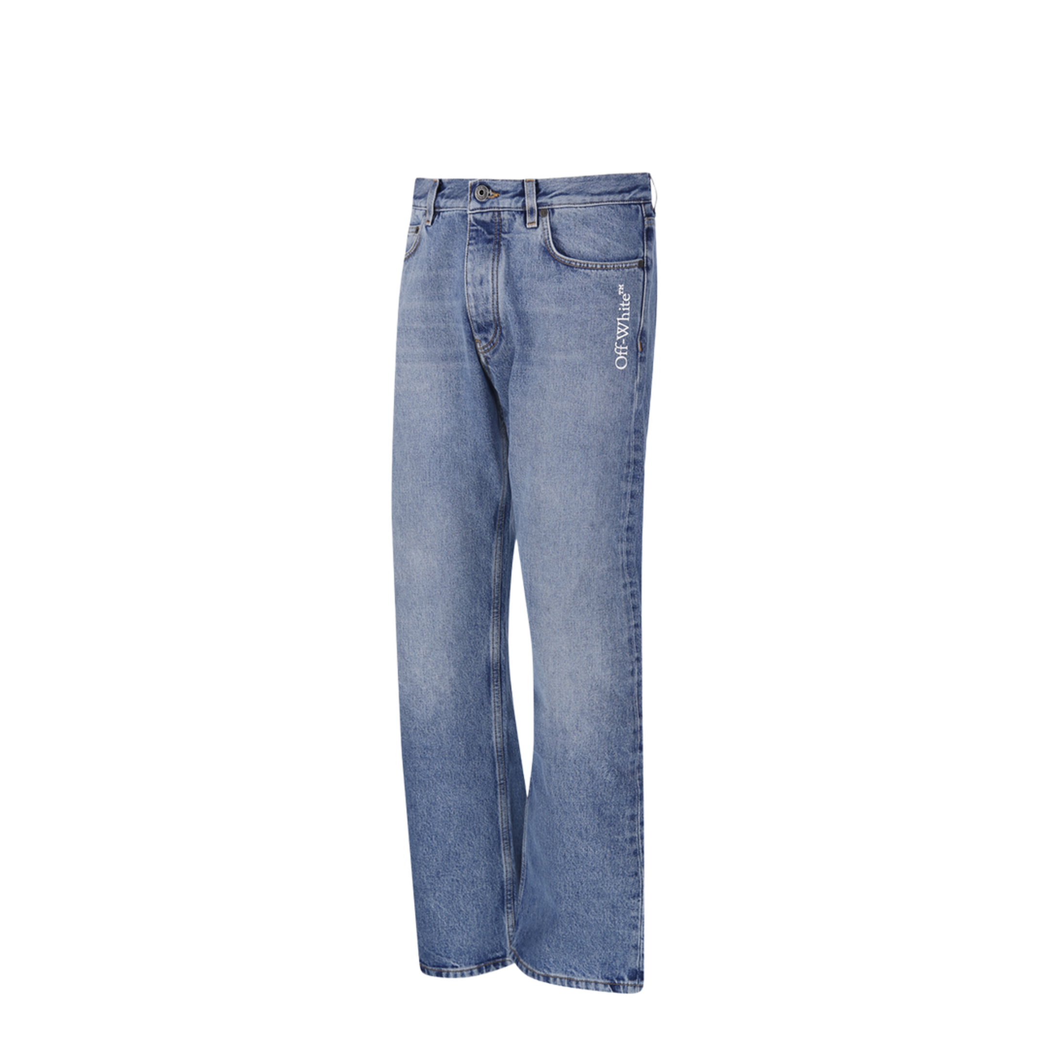 Half Arrow Slim Relax Jeans - Image 2